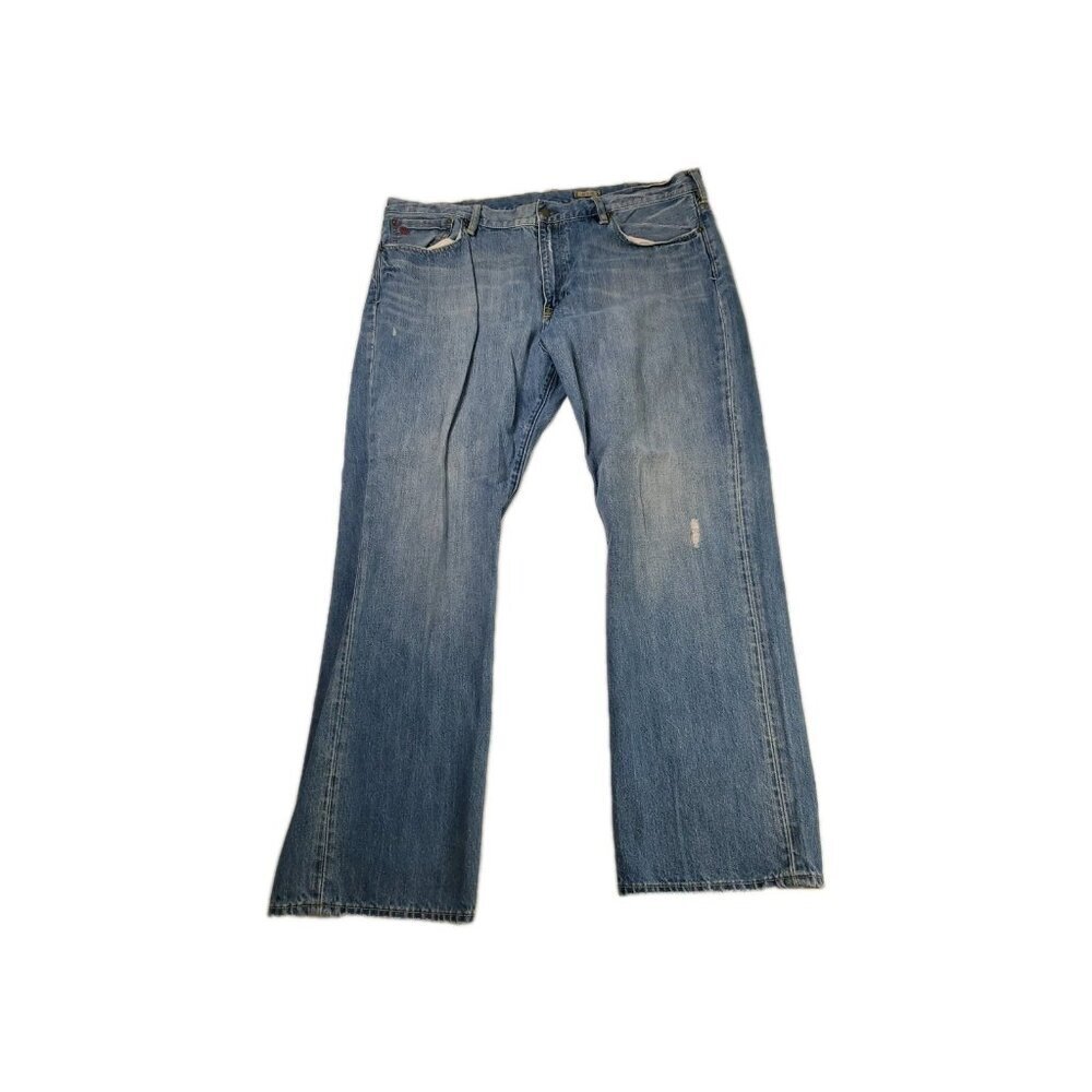 Polo Ralph Lauren Men Jeans Classic Fit Distressed Blue Denim Size 40x30